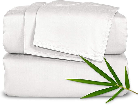 Genuine 100% Organic Viscose Derived from Bamboo Bed Sheet Set
