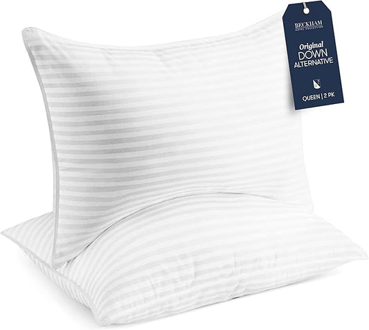 Set of 2 and Queen Size Hybrid Mattress Protector & Pad