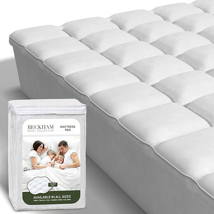 Set of 2 and Queen Size Hybrid Mattress Protector & Pad